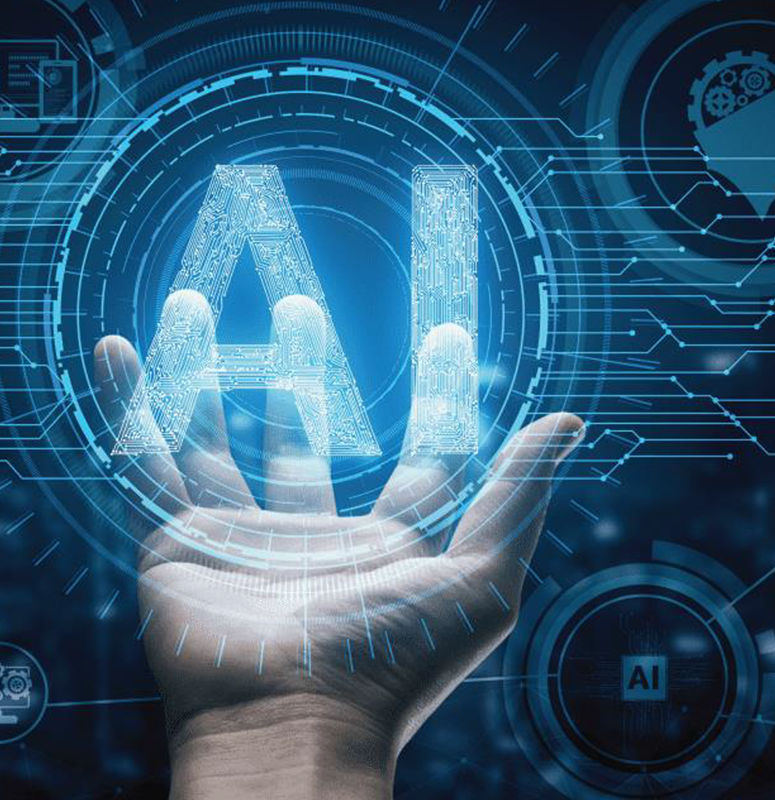 AI hand visual